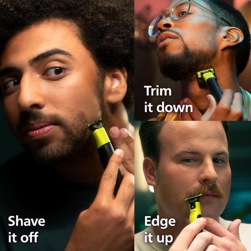 Philips Norelco OneBlade 360 - Hybrid Electric Beard Trimmer & Shaver with 5-in-1 Adjustable Comb | Model QP4530/90