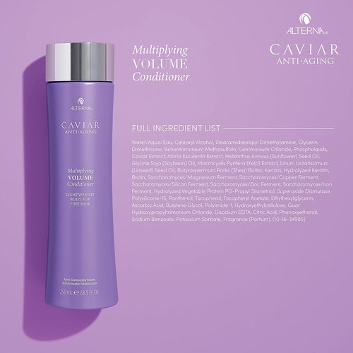 Alterna Haircare CAVIAR Anti-Aging Conditioner - Travel Size 1.35 Fl Oz | Boost Volume for Fine Hair | Sulfate Free