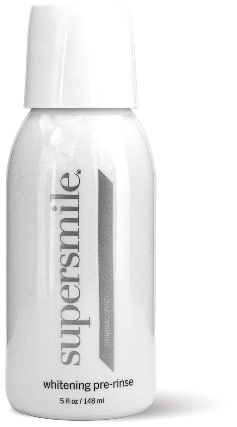 Supersmile Whitening Pre-Rinse - Clinically Formulated Dental Mouthwash, Original Mint, 5 Fl Oz