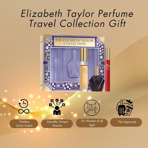 Elizabeth Taylor Fragrance Collection - Eau de Toilette 3-Piece Set for Women | White Diamonds & More