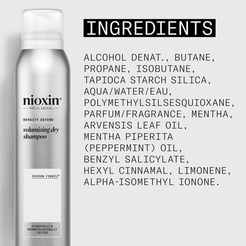 Nioxin Density Defend Volumizing Dry Shampoo for Fine Hair - Boosts Hair Density & Fullness | 4.2 Fl Oz