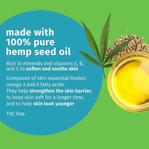 Hempz Body Wash - Hydrating Floral & Banana Formula with Shea Butter | 17 fl oz for Sensitive Skin