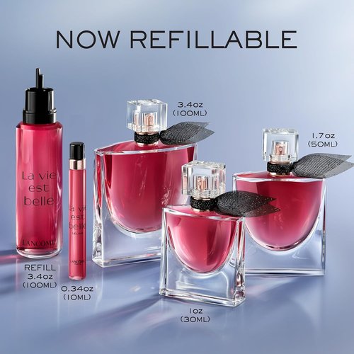 Lancôme La Vie Est Belle L'Elixir Eau De Parfum 3.4 Fl. Oz - Warm Floral Scent with Raspberry, Bergamot & Cocoa Butter | Women's Fragrance