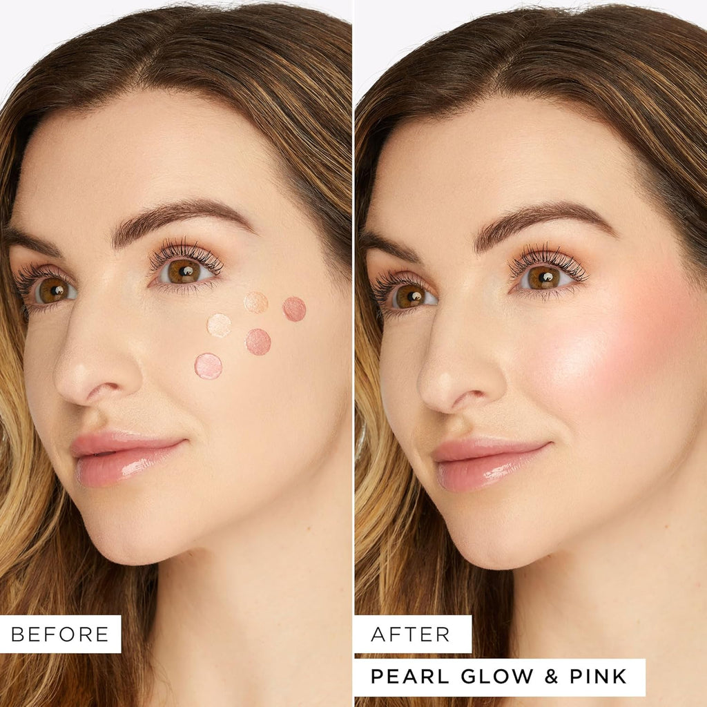 Tarte Glowing Cheeks Blush Tape & Glow Duo - Buildable Cream Blush & Illuminating Highlighter, Vegan & Cruelty-Free