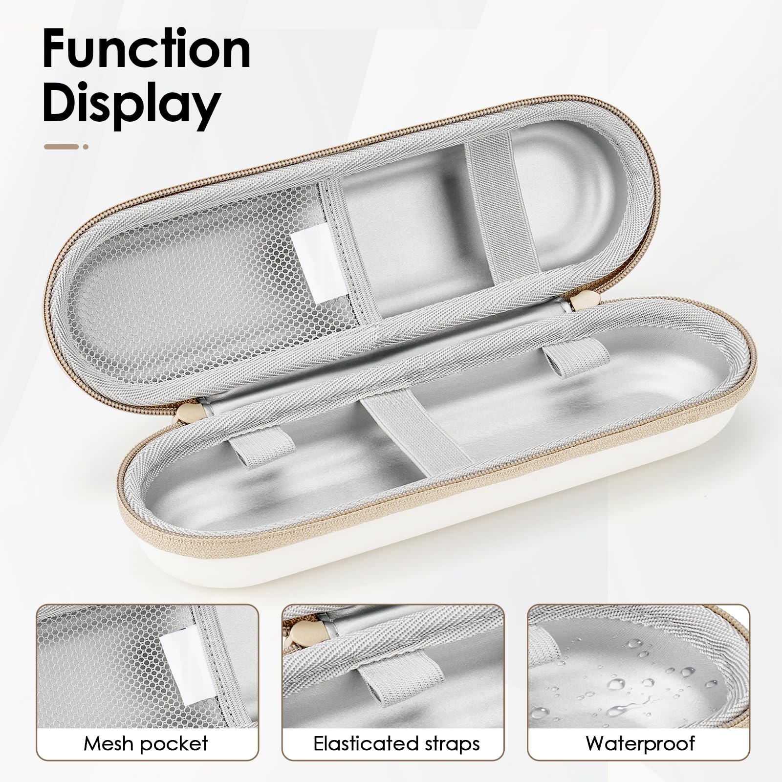 Yinke 2.0 Electric Toothbrush Case For Oral B/Oral-B Pro/Philips Sonicare/Aquasonic Toothbrush, Travel Electric Toothbrush Case