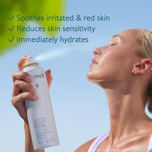 Caudalie Grape Water Face Mist - Hydrating Moisturizer for All Skin Types | 6.7 oz