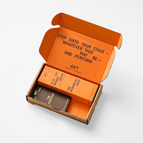 AKT Deodorant Balm - Award-Winning Natural Formula | Plastic-Free, Gender-Free, 50ml Orange Grove