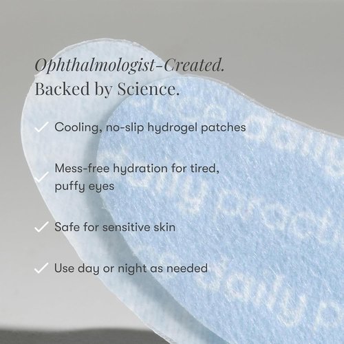 Dr. B Daily Practice Brighten & Hydrate Under Eye Patches - Cooling Hydrogel Masks for Dark Circles & Puffiness | 5 Pack