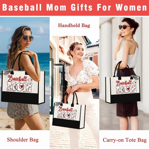 SiplyHaven Baseball Mom Gifts, Baseball Mom Essentials, Valentines Day Birthday Gifts for Mama Women