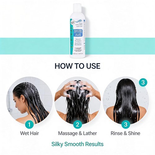 Ecrinal Dry Hair Repair Shampoo - Nourishing Formula for Damaged Hair | 220ml