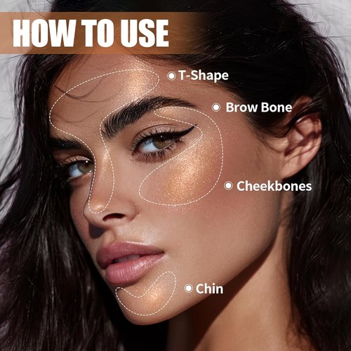 Regine Switzerland Highlighter Stick - Sheer Glow Cream for Natural Radiance | Blendable, Long-Lasting, All Skin Tones (01 Pearl Shimmer)