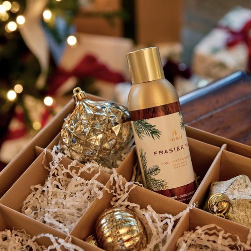 Thymes Home Fragrance Mist - Long-Lasting Air Freshener Spray | Crisp Siberian Fir & Cedarwood, 3 oz