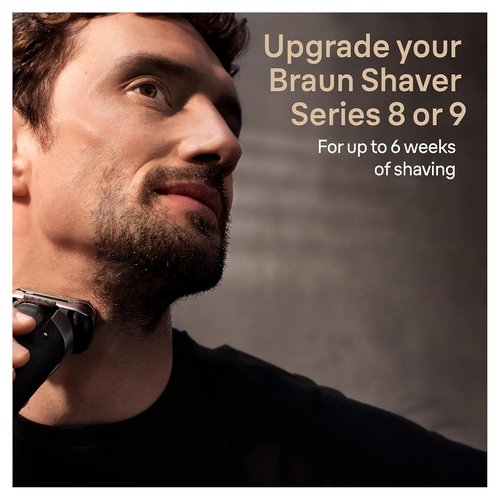 Braun Powercase for Electric Razors - Portable Shaver Case for Series 9 Pro & 8 | Charges Up to 6 Weeks