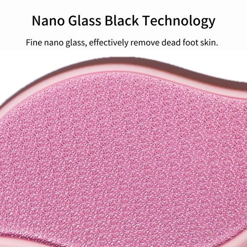 Ainio Nano Glass Foot File, Pedicure Tool and exfoliator, Glass Surface, Comfortable Hand and Foot Grinding Scraper for Wet and Dry feet, Removal Hard or Dead Skin, Suitable for Women or Men