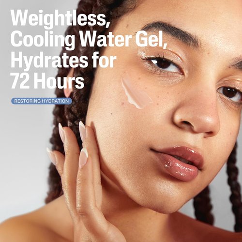 Cetaphil Deep Hydration Water Gel - 72 Hour Moisturizer with Hyaluronic Acid for Sensitive Skin | 1.7 oz