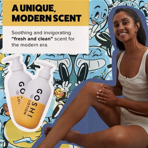 GOSHI Super Vitamin Body Lotion 20 oz - pH-Balanced Moisturizing Body Lotion for Men and Women - For All Skin Types