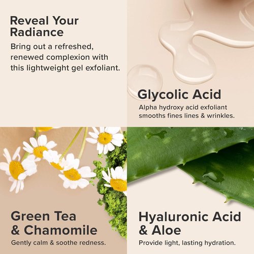 Paula's Choice Skin Perfecting 8% AHA Gel Exfoliant - Gentle Leave-On Formula with Glycolic Acid & Chamomile for All Skin Types