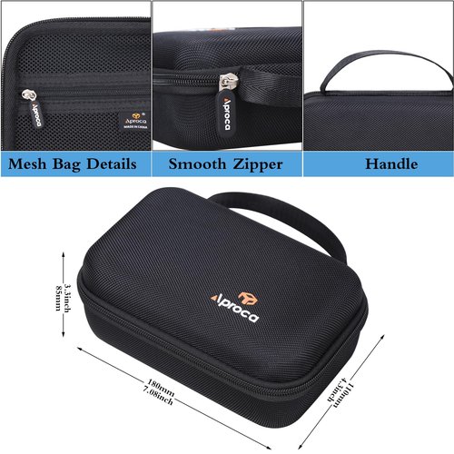 Aproca Hard Case Compatible with Philips NorelcoSeries 3000 5000 MG3740/40 MG3750/50 MG5970/49 Men's Electric Trimmer Shaver, Storage Portable Bag for Accessories (Case Only)
