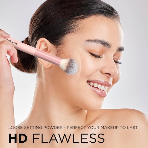 Absolute New York HD Flawless Setting Powder - Translucent Finish | 0.53 oz for Long-Lasting Makeup