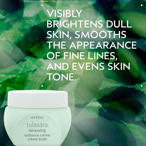 Aveda Tulasara Renewing Radiance Crème - Brightening Face Cream with Vitamin C | Smooths Fine Lines | 1.7 Fl Oz