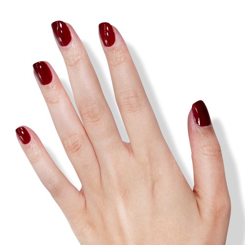 LONDONTOWN Lakur Nail Polish - Lady Luck Dark Red | Long-Lasting & Chip-Resistant Formula
