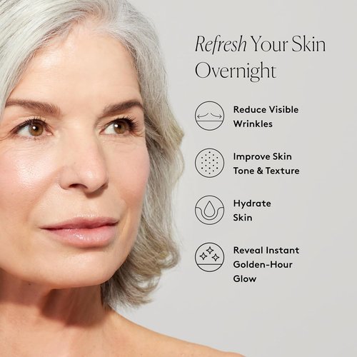 Naked & Thriving Night Set - Renew Resurfacing Serum (30 mL) & Rejuvenate Face Oil (35 mL) with Hyaluronic Acid & Fruit AHAs