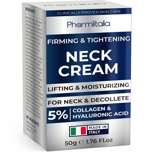 Skiennix Neck Cream - Firming & Tightening for Sagging Skin | Anti-Aging Treatment with Collagen & Hyaluronic Acid