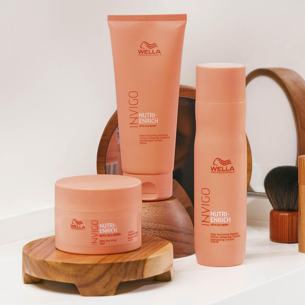 Wella Professionals Invigo Nutri-Enrich Styling Treatment - Deep Moisturizing for Dry & Damaged Hair | 5.07 oz