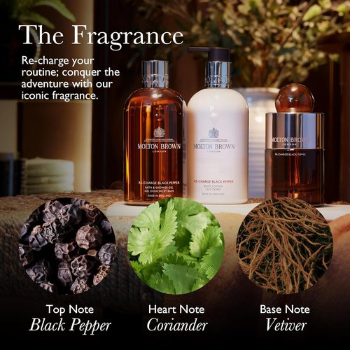 Molton Brown Body Lotion - Re-Charge Black Pepper | Nourishing Hydration 10 fl. oz.