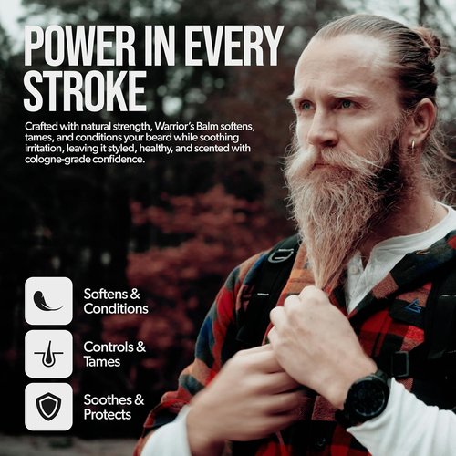 Beard Struggle Warrior’s Beard Balm - Aesir's Triumph | Non-Greasy, Cologne-Grade Fragrance, 50g