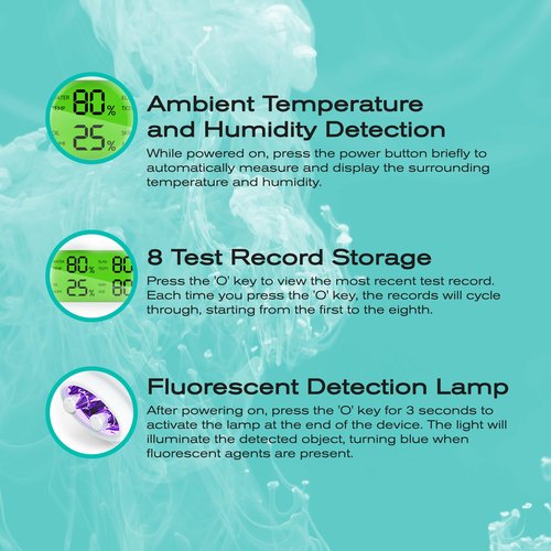 Skin Hydration Tester Monitor - Professional Portable Digital Corneometer Facial Moisture Analyzer Meter Tool - Multifunctional Hydration Test and Tracking Device for Skincare with LCD