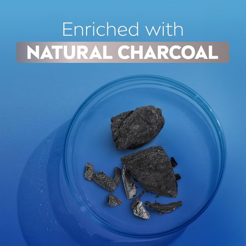 NIVEA MEN Deep Clean Face Wash - Exfoliating Charcoal Formula for Oil Control | 2.5 Fl Oz Tube, Pack of 3