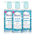 Bioré Balancing Face Wash, Cleanser For Combination Skin, PH Balanced Face Cleanser, Vegan, Cruelty Free 6.77 Oz, Pack of 3