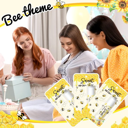 Sacubee 30 Pack Sweet as Can Bee Bulk Baby Shower Games Prizes Party Gifts Lip Balms Favors for Winners Adults Guests Gender Reveal Favors Decorations Baby Shower Souvenirs Gift Bags Stuffers