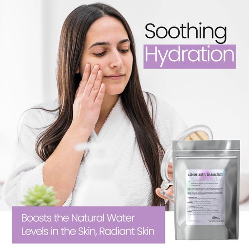 SLSA Sodium Lauryl Sulfoacetate Cosmetic Grade 8 oz / 226 g - Organic Gentle Foaming Surfactant for Shampoos, Body Washes, and Bath Bomb DIY Personal Care Supplies by Talsen Chemicals