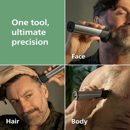 Philips Norelco All-in-One Series 7000 Trimmer - 23-Piece Electric Shaver & Clipper with Titanium Blades, 26 Length Settings (0.5-16 mm), MG7970/49