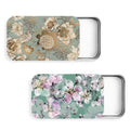 Gerkia 2Pack Travel Floss Picks Case, Refillable Portable Floss Pick Holder and Dispenser, Small Tin Box Containers.