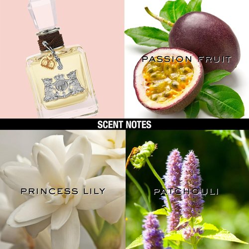 Juicy Couture Eau De Parfum | Women's Fruity Floral Perfume with Passion Fruit & Patchouli - 3.4 oz Spray