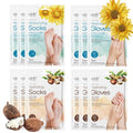 Epielle Hydrating & Moisturizing Hand & Foot Masks, Relieve and Soften Dry, Rough Skin, Self Care Gifts for Women, Spa Kit, Easter Basket Stuffers, 6 Moisturizing Gloves & 6 Moisturizing Socks