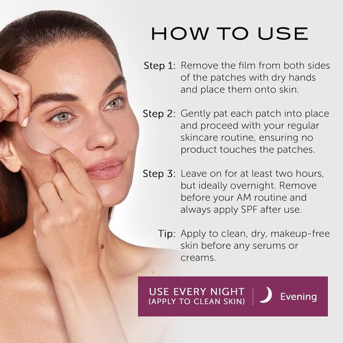 111SKIN Wrinkle Erasing Retinol Patches - Non-Invasive Forehead & Under Eye Treatment | 3 x 1.23 oz
