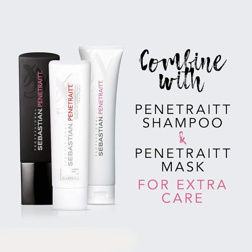 Sebastian Professional Penetraitt Shampoo - Deep Repair & Strengthening Treatment for Damaged Hair