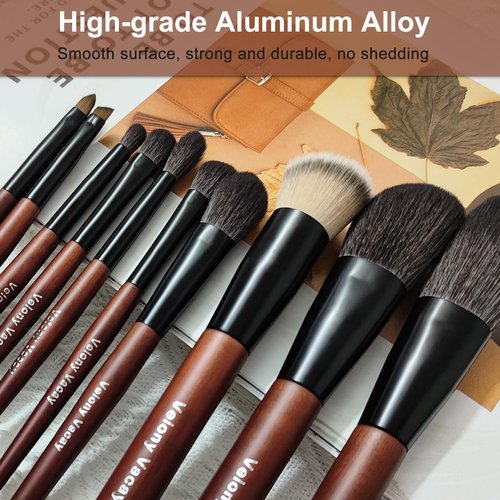 Makeup Brush Set, 10Pcs Makeup Brushes Set Professional, Premium Synthetic Powder Foundation Eyeshadow Highlight Lip Blending Eyebrow Liner Travel Makeup Brush Set