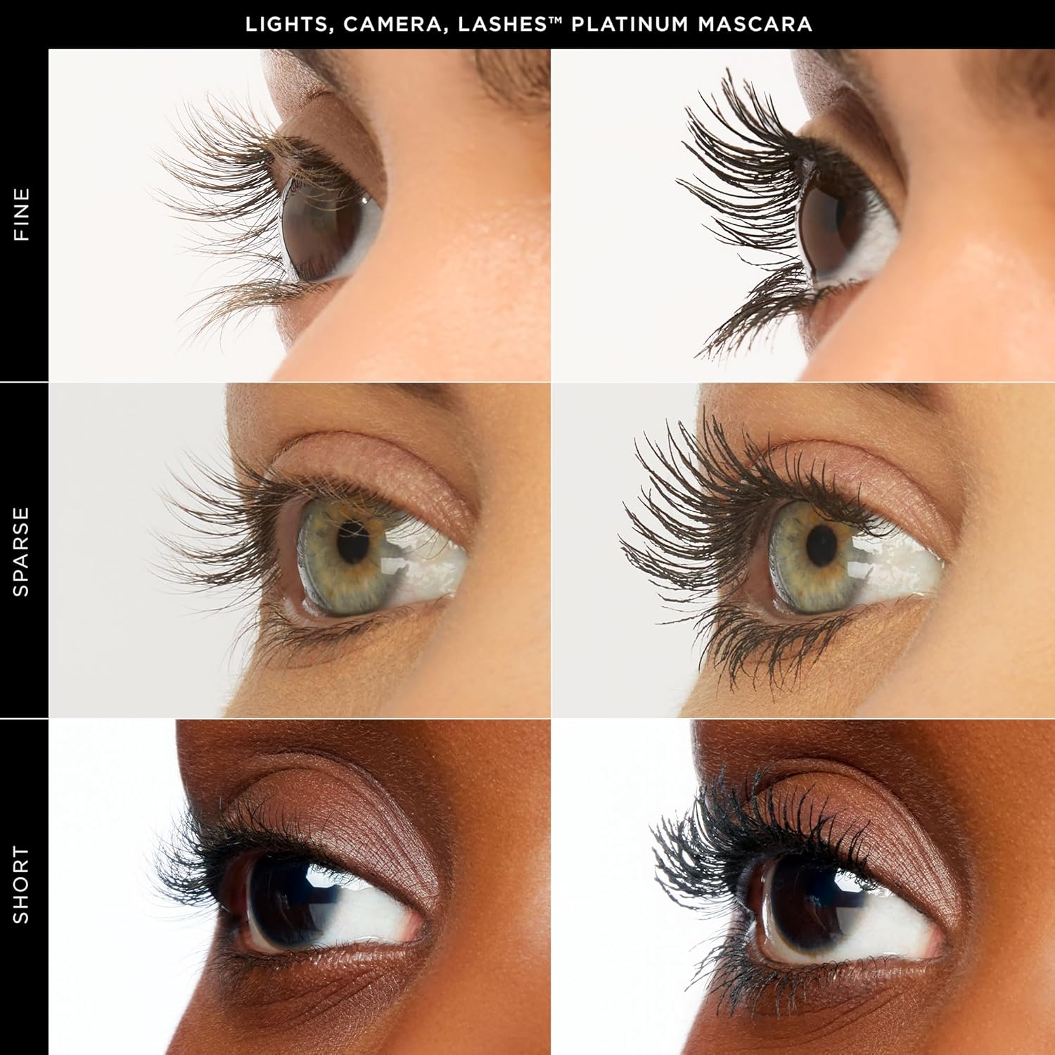Tarte Lights, Camera, Lashes Platinum Volumizing Mascara - Black Tinted Peptide Formula for Volume & Length, Vegan & Cruelty-Free