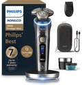 Philips Norelco Shaver i9000 Prestige - Ultra Wet & Dry Electric Shaver with SenseIQ Pro Technology | Dark Slate Finish, Triple Lift & Cut System
