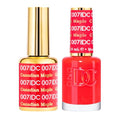 DND DC Gel Polish Set - Orange Collection | UV/LED Gel & Air Dry Nail Lacquer Duo, 0.5 Fl Oz Each