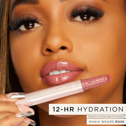 Tarte Maracuja Juicy Lip Balm Gloss - Nourishing Lip Butter with High-Shine Hydration | Vegan, Infused with Vitamin E