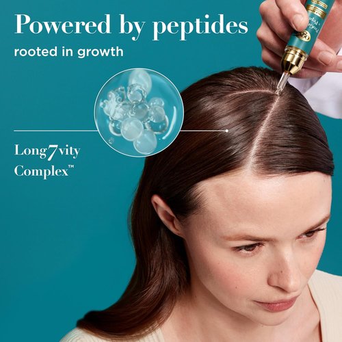 OGX ProGrowth + Peptide Scalp Serum - Strengthens & Hydrates for Natural Hair Growth | 0.33 fl. oz