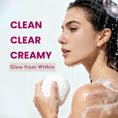 Caprina Fresh Goat’s Milk Body Wash, ORIGINAL Formula, 625 ml, Moisturizing Cleanser for Normal Skin, Gentle Daily Hydration