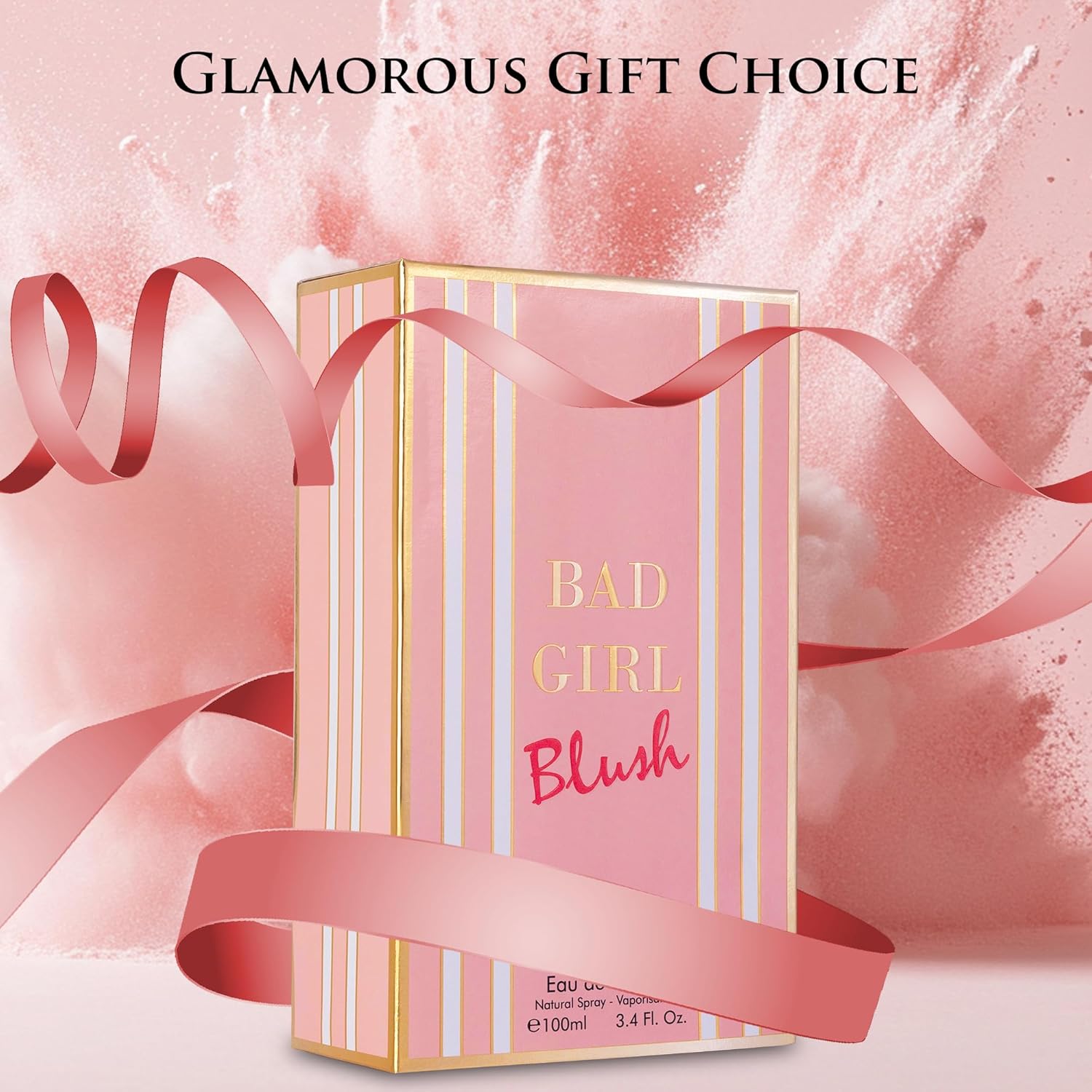 Urban Collection Bad Girl Blush Eau De Parfum - Vegan & Cruelty-Free 3.4 fl oz | Sweet Citrus & Warm Vanilla