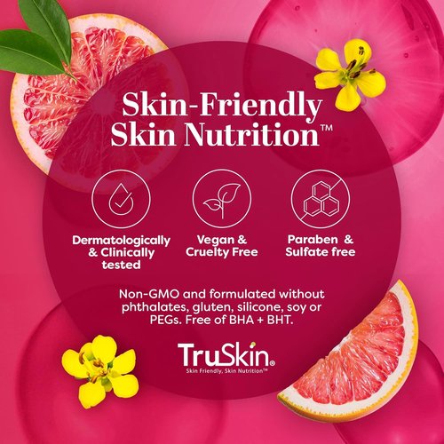 TruSkin Vitamin C Super Serum - Brighten, Firm & Smooth Skin with Retinol, Niacinamide & Hyaluronic Acid | 2 Fl Oz